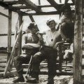 Young Karol Wojtya as a young factory worker