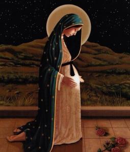 Mary with Child - light