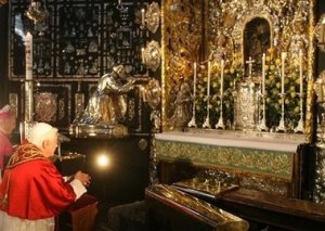 Pope Benedict XVI at Altotting
