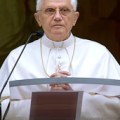 Pope Benedict XVI talking