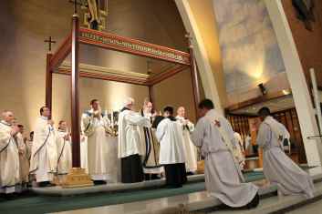 The ordination of Fr. Chris Axline and Fr. Kurt Perea (June 2013). 