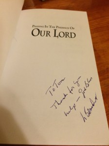 Fr. Benedict Groeschel signature