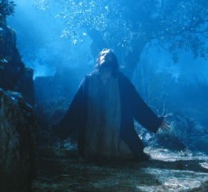 Jesus in the Garden - Passion of Christ film