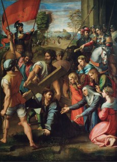 Jesus Carrying His Cross - Raphael, 1516. 