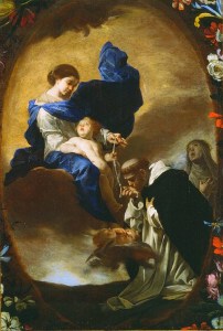 The Vision of St. Dominic - Bernardo Cavallino (1640)