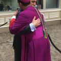 Me hugging Bishop Lopes