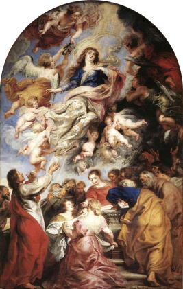 Assumption of the Virgin Mary, Rubens. 