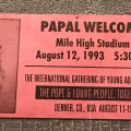 WYD 1993 – Mile High Statdium Tic